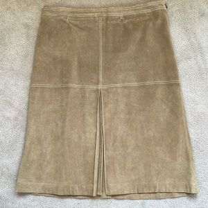 Loft leather skirt